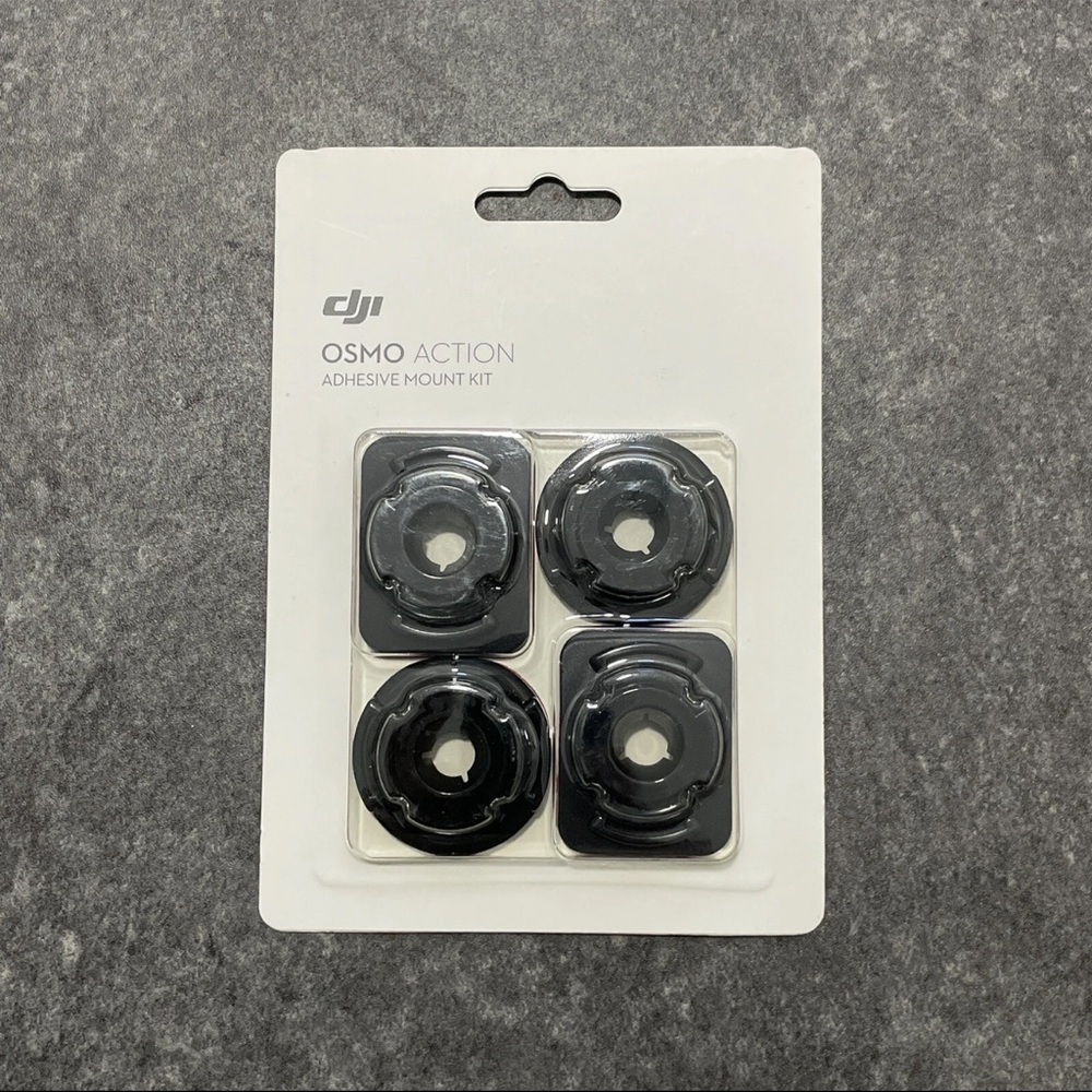 DJI Osmo Action Adhesive Mount Kit - Black